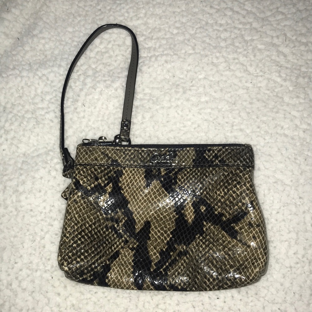 Snake COACH Wristlet